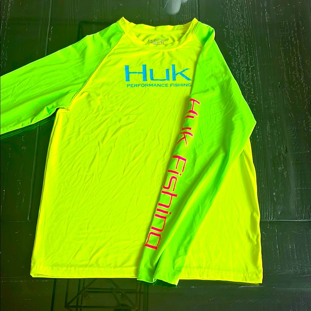 Huk Neon Long-Sleeve Fishing Shirt